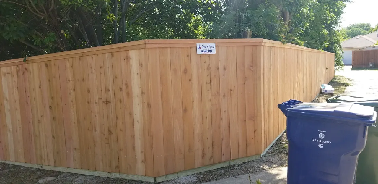 6 ft. Cedar fence — Dallas